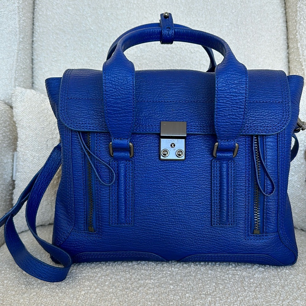 3.1 Phillip Lim Pashli Medium Satchel in Cobalt